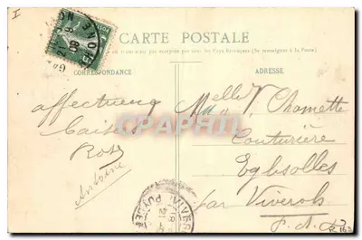Lyon - Fontanna Bartholdi — wydawca Pernot, seria 5274 — Rewers