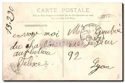 LYON — Notre-Dame de Fourvière — LL. n°180 — Verso