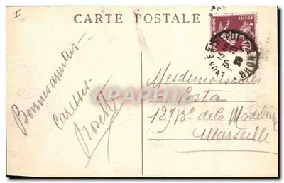 LYON — Praça e Catedral de São João — E.R. n°212 — Verso