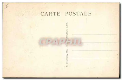 LYON — A TORRE METÁLICA — X. Goutagny, editora 36, rue Victor-Hugo, Lyon — Verso