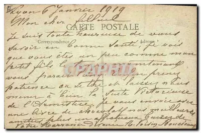 Lyon - Pont d'Ainay - Coteau de Saint-Just - A Caixa dos Depósitos e Consignações — Verso