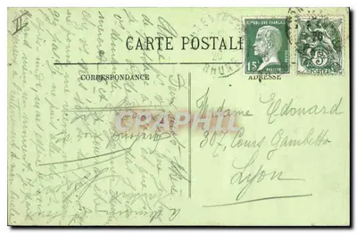 Lyon — Most Boucle i widok na Saint-Clair — LL — Rewers