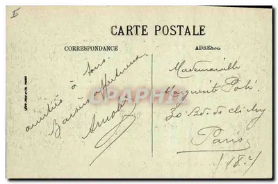 LYON — Widok na Saône, Fort Saint-Jean i Fourvière — LL. n° 462 — Rewers