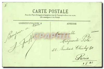 LYON — Pont Lafayette — L.L. — n° 457 — Verso