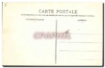 Lyon — O Hotel de Ville e a Rue Puits-Gaillot — editor anônimo, n° 5286 — Verso