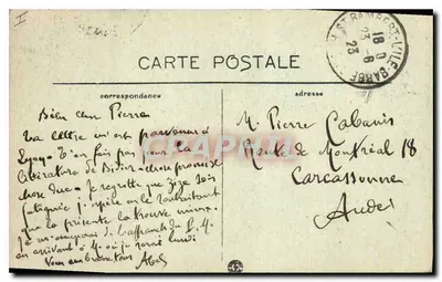 LYON — A Catedral de São João — editor não visível, n° de série 50 — Verso