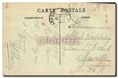 LYON — Najświętsza Maryja z Fourvière — E. R. n°60 — Rewers