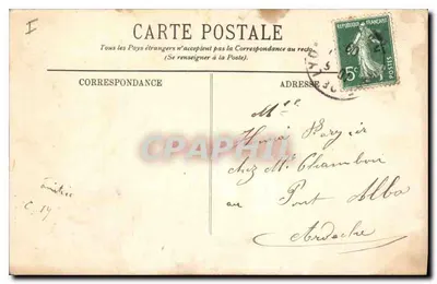 LYON - O Ponte La Feuillée, Rua Olympe, Estação St-Paul e Torre Metálica — E.L. — Verso