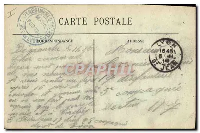LYON — Pont Morand - Quai St-Clair e Coteau de la Croix-Rousse - E.R. 230 — Verso