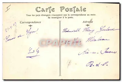 LYON — Il Ponte dell'Università — editore Lévy, n° 137 — Verso