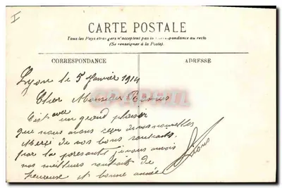 Lyon. – Pałac Sądowy i Coteau de Fourvière – Wieża i Restauracja Gay – LL — Rewers