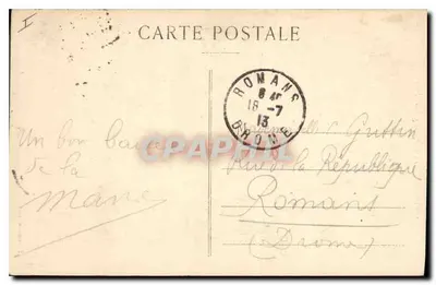 LYON — Katedra św. Jana — Ressicaud wyd. nr 37 — Rewers