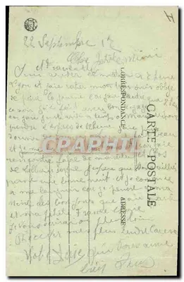 Lyon — Wzgórze Fourvière i stara kaplica — Rewers