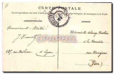 Lyon — Katedra św. Wincentego — S.E. n°148 — Rewers