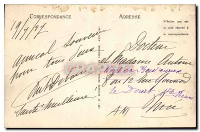 Le Puy — Le Rocher d'Espaly — LL, éditeur LL, n° 101 — Achterkant