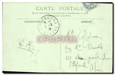 Cherbourg — O Jardim Público — LL. n°79 — Verso