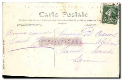 Nice — Pałac na Jelette i Promenada Anglijska — L. Nodot, Arcades du Casino, Nice. — Rewers