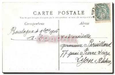 Boulogne-sur-Mer — Porta das Dunas — Edição Galeries des Deux Passages — Verso