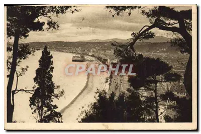 Ogólny widok Nicei — Côte d'Azur — Wydawnictwo Art Yvon, Paryż