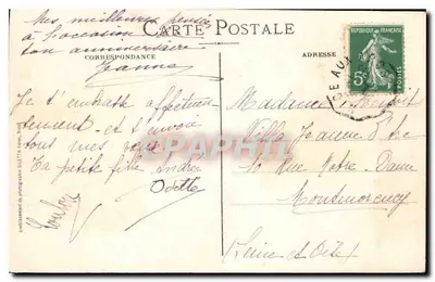 Antibes — Het Fort Carré — uitgever GLETTA (achterkant) — Achterkant