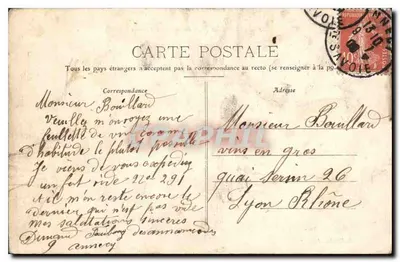 O Ponte da Caille — A. Gardet, Annecy — Verso