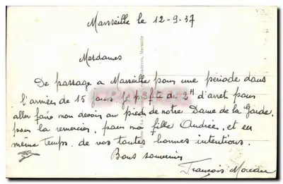 Marselha — Nossa Senhora da Guarda — Edições La Fleur de Lys, n°40 — Verso
