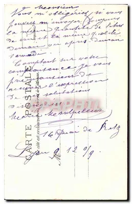 Marsylija — Fort St Jean — Y.P. Nr 296 — Rewers