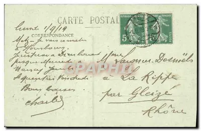 METZ - De Station — Uitgave Fortegier, Metz, n°49 — Achterkant