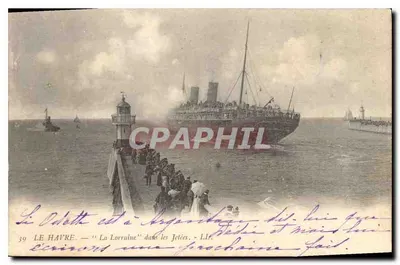 Le Havre — 'La Lorraine' nas docas — L.P. 39