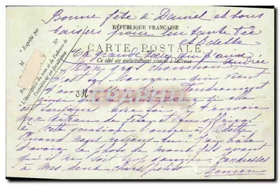 Le Havre — 'La Lorraine' nas docas — L.P. 39 — Verso