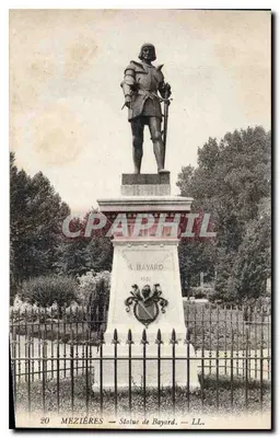 Mézières — Estátua de Bayard — LL.