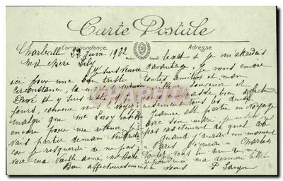 Mézières — Estátua de Bayard — LL. — Verso