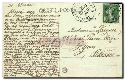 Saint-Malo - Promenade des Remparts - La Tour Bidouane - G.F. 3823 — Rewers