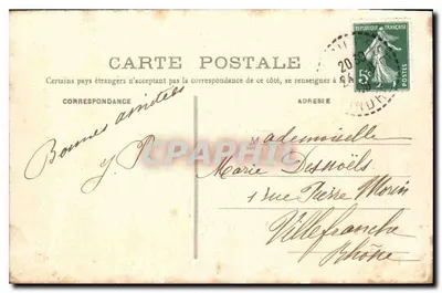 GARGILLESSE — La Maison de George Sand — uitgever onbekend, n°9 — Achterkant