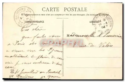Kasyno w Luchon — Pireneje — Wydawca: Phototypies Labarthe, Toulouse — Rewers