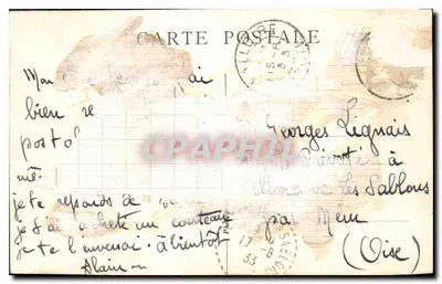 Le Lautaret — Glacier Meije (sât 3987 m.) widziany z przełęczu Galibier — Dauphiné — Rewers