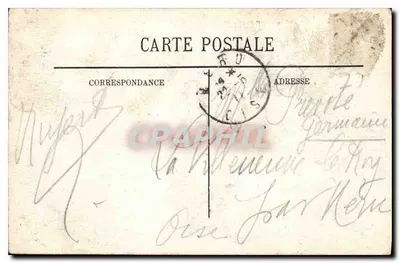 Versailles — Ogólny widok z lotu ptaka nad Pałacem, Parkiem i miastem — n° 276 — Rewers
