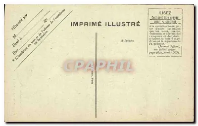 Kinderwagen des Königs von Rom — Versailles — Verlag B.D. Nr. 2602 — Rückseite