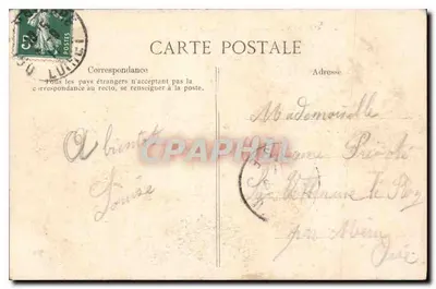 Orléans (Loiret) — Praça do Martroi - Rua da República — Editora: Ed. Francesa — Verso