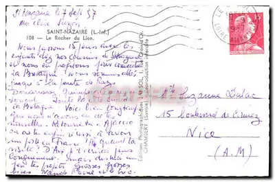 Saint-Nazaire — O Rocher du Lion — Jamsol — Verso