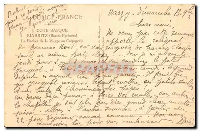 Le Rocher de la Vierge — Crépuscule — Yvoh — Verso