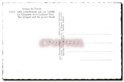 Chenonceau — Castelo sobre a Loire — Editor Raymon — Verso