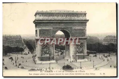 Paris — O Arco do Triunfo da Estrela — C. M. n°5