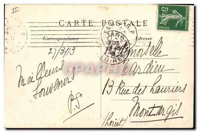 Paris — O Arco do Triunfo da Estrela — C. M. n°5 — Verso