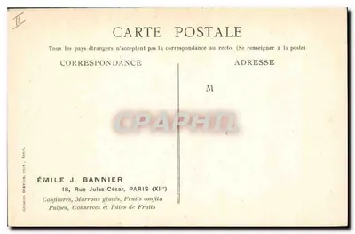 Paris — Arco do Triunfo — Editor Georges Dreytin, n°3 — Verso