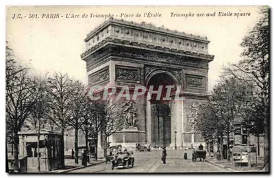 Paris - O Arco do Triunfo - Praça da Estrela — J.C. - 501