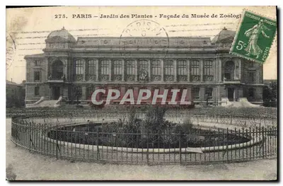 PARIS — Ogród Botaniczny — Façada Muzeum Zoologii — Photo-Mécanique Paris