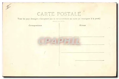 LYON - Katedra św. Niziera — widok fasady gotyckiej z dwoma wieżami — wydawca Dr. T. — Rewers