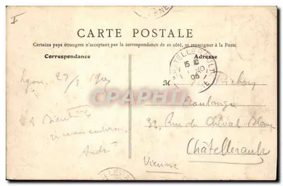 Lyon — The Saint-Pierre Palace — B. F., Paris, n° 630 — Back