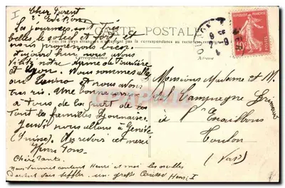 LYON - Fontaine Bartholdi — Edit. D. T. — Verso